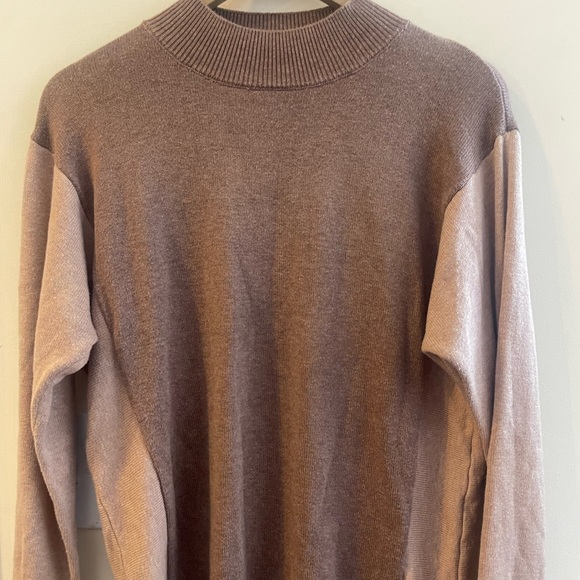 Loft Outlet Mock Turtle Neck Color Block Sweater - Picture 11 of 13